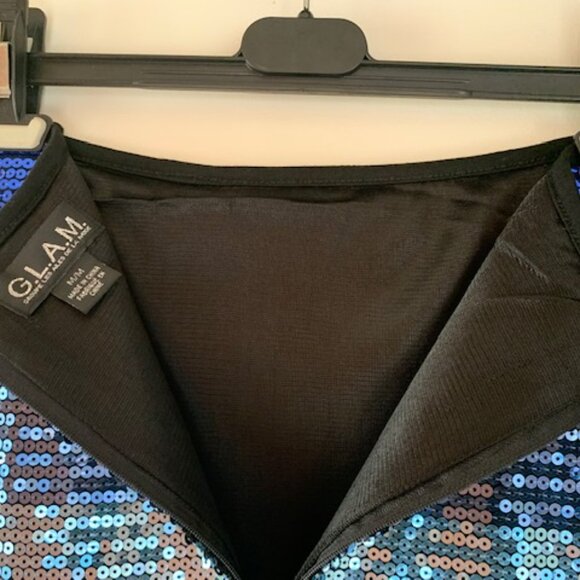 Multicolor sequin mini skirt - Picture 3 of 6